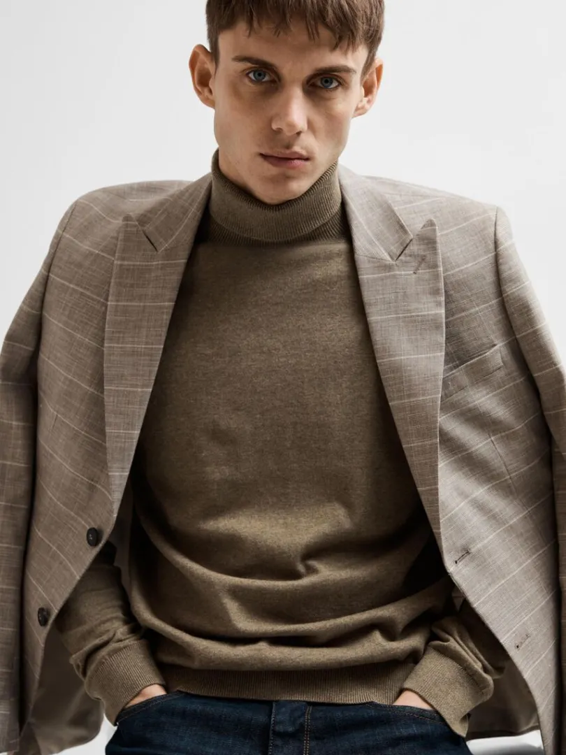 langrmet_rullekrave_pullo_2-3.webp Strik>SELECTED LANGÆRMET RULLEKRAVE PULLOVER Brown