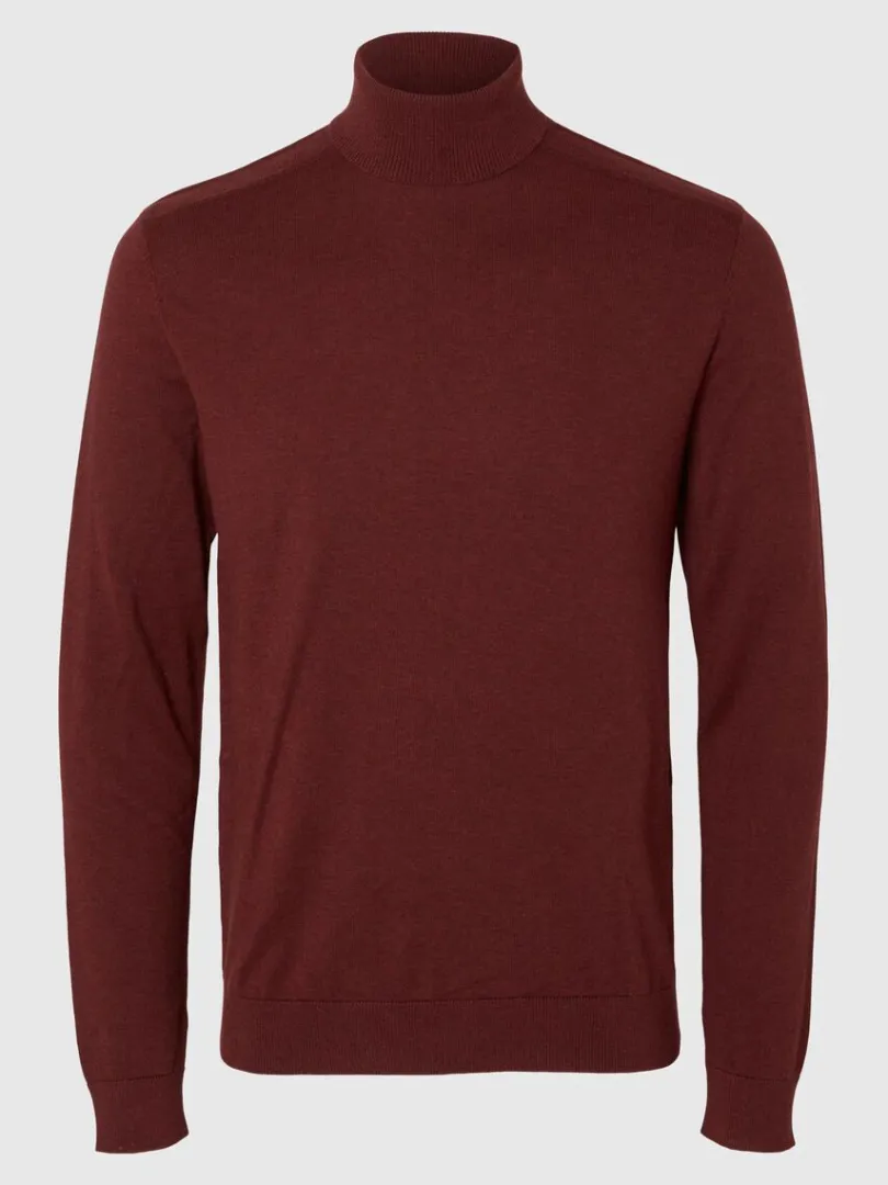 langrmet_rullekrave_pullo_4-1.webp Strik>SELECTED LANGÆRMET RULLEKRAVE PULLOVER Bordeaux