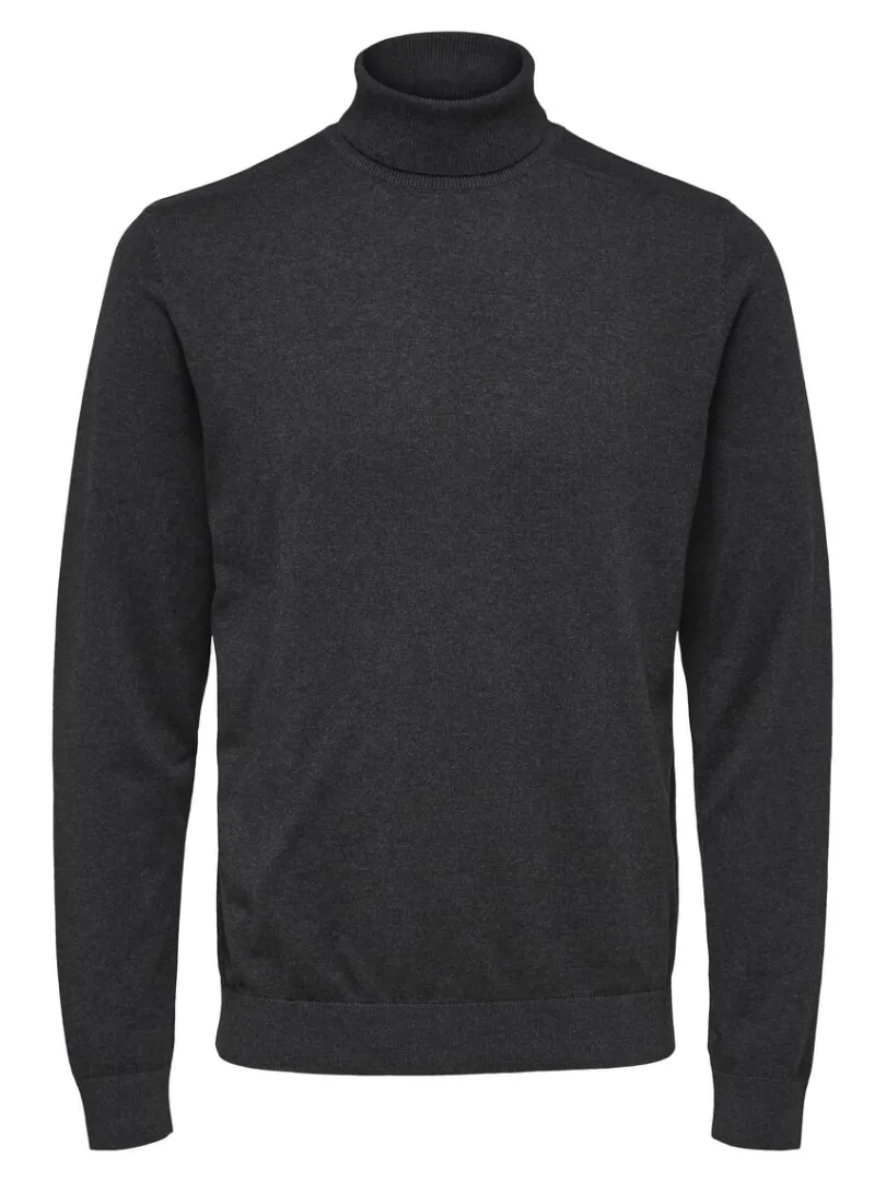 langrmet_rullekrave_pullo_4-5.webp Strik>SELECTED LANGÆRMET RULLEKRAVE PULLOVER Grey