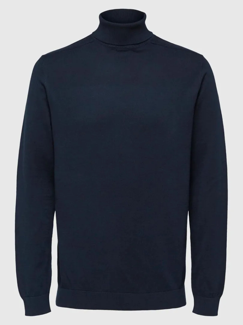langrmet_rullekrave_pullo_4-6.webp Strik>SELECTED LANGÆRMET RULLEKRAVE PULLOVER Blue