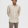 Skjorter>SELECTED LANGÆRMET SKJORTE Beige
