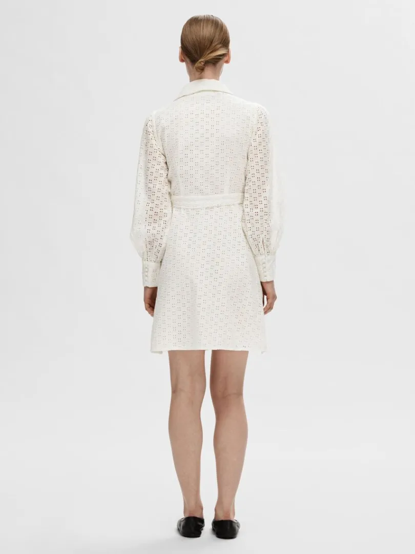 langrmet_sl_om_kjole_4.webp Kjoler>SELECTED LANGÆRMET SLÅ OM KJOLE White