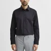 Skjorter>SELECTED LANGÆRMET SLIM FIT SKJORTE Black