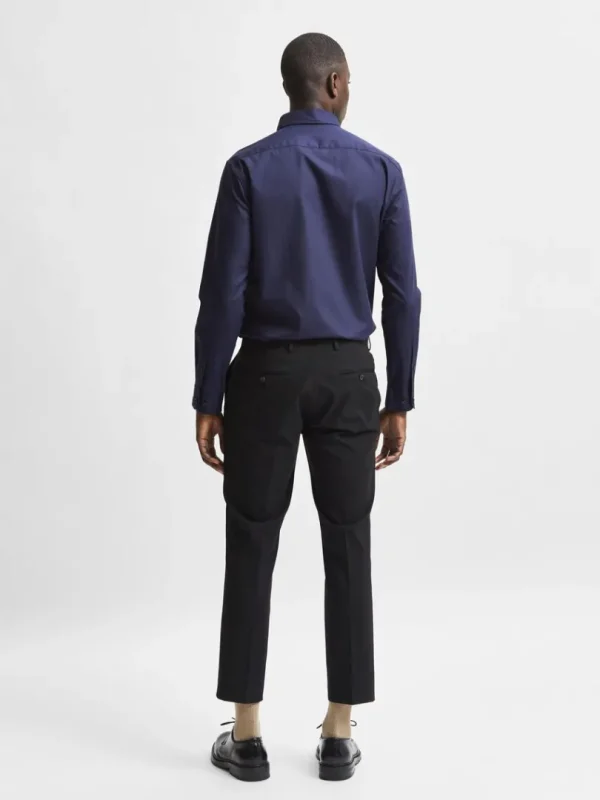 Skjorter>SELECTED LANGÆRMET SLIM FIT SKJORTE Blue