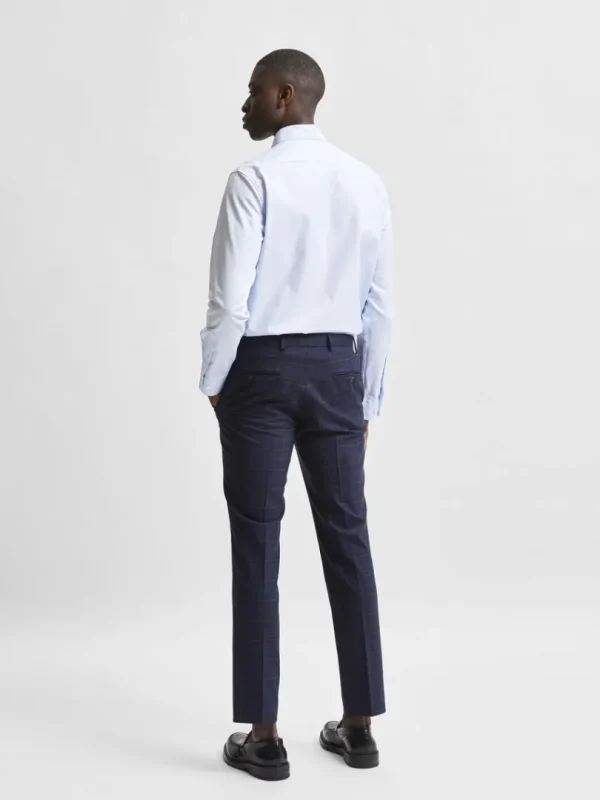 Skjorter>SELECTED LANGÆRMET SLIM FIT SKJORTE Blue