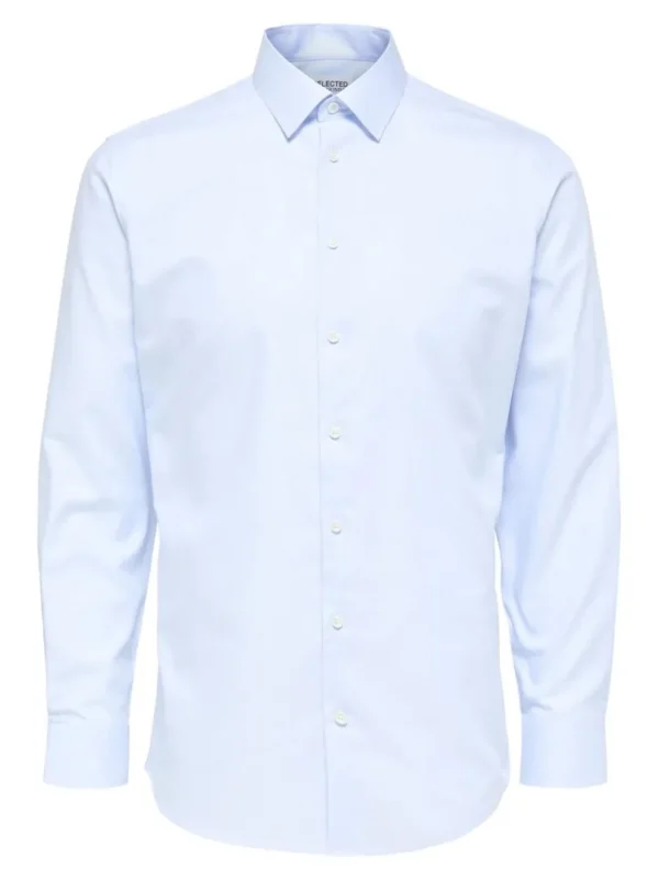 Skjorter>SELECTED LANGÆRMET SLIM FIT SKJORTE Blue