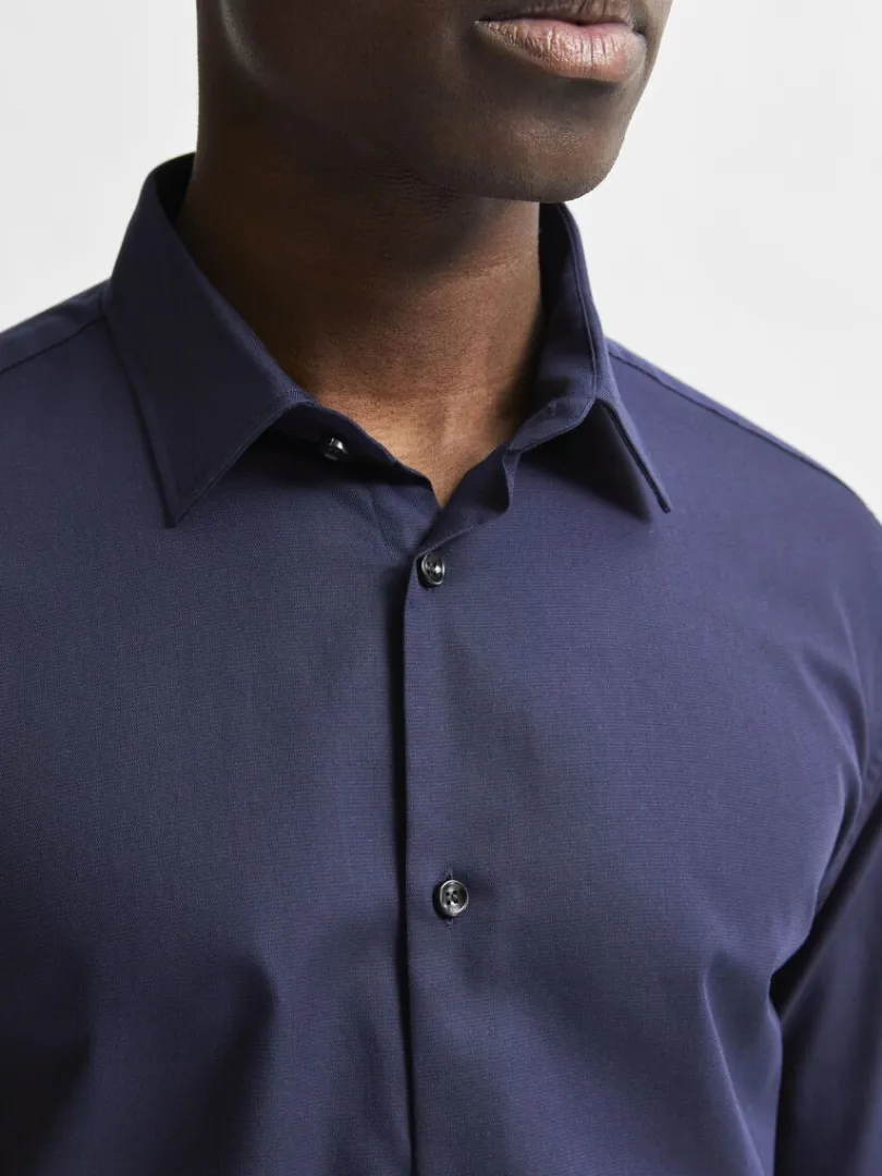 langrmet_slim_fit_skjorte_5-1.webp Skjorter>SELECTED LANGÆRMET SLIM FIT SKJORTE Blue