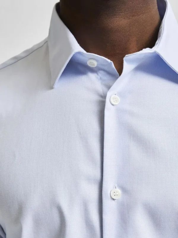 Skjorter>SELECTED LANGÆRMET SLIM FIT SKJORTE Blue