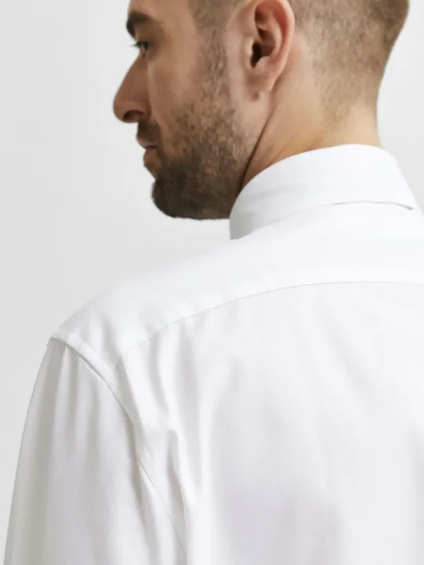 Skjorter>SELECTED LANGÆRMET SLIM FIT SKJORTE White