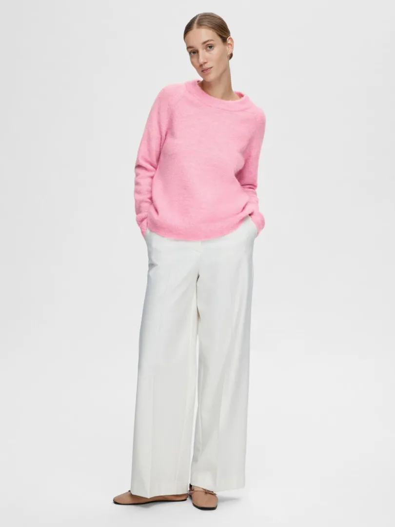 langrmet_striktrje_1-25.webp Strik>SELECTED LANGÆRMET STRIKTRØJE Pink
