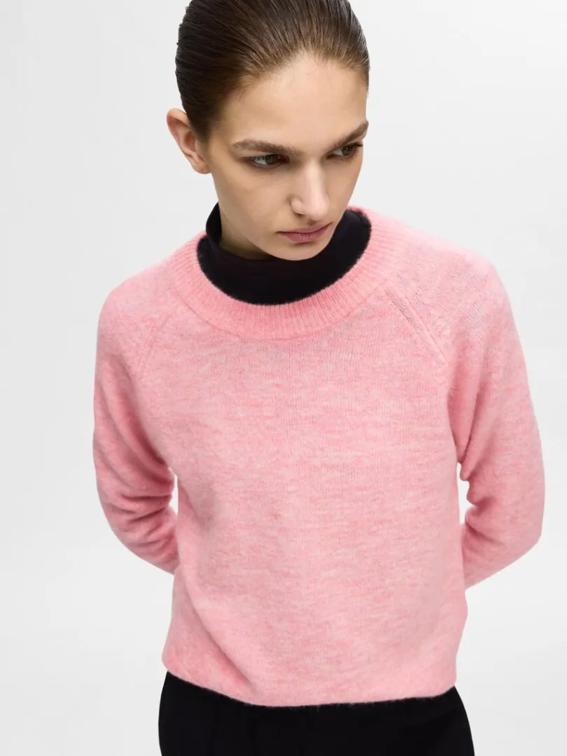 langrmet_striktrje_2-8.webp Strik>SELECTED LANGÆRMET STRIKTRØJE Pink