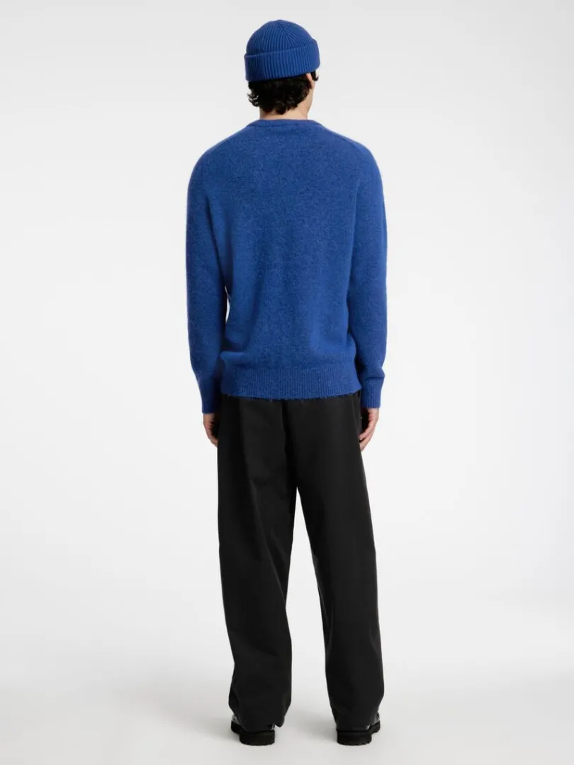 langrmet_striktrje_5-27.webp Strik>SELECTED LANGÆRMET STRIKTRØJE Blue