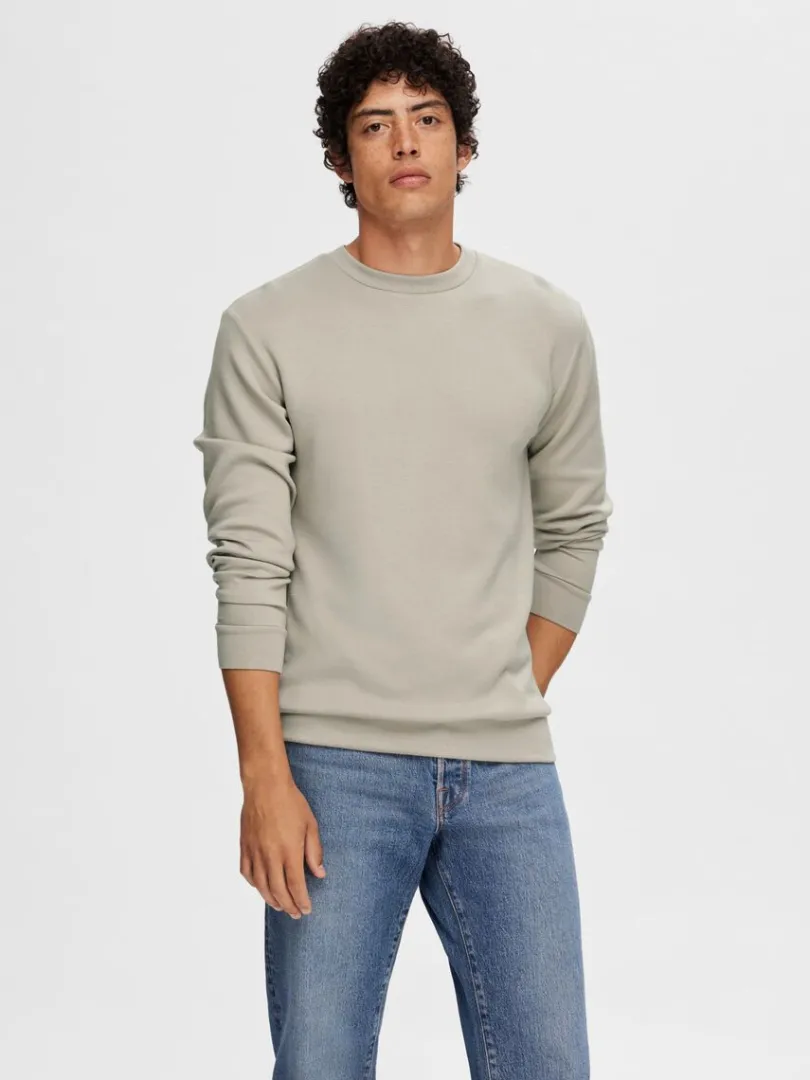 langrmet_sweatshirt_0-4.webp Hættetrøjer & Sweatshirts>SELECTED LANGÆRMET SWEATSHIRT Beige