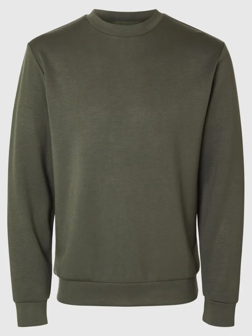 langrmet_sweatshirt_2-3.webp Hættetrøjer & Sweatshirts>SELECTED LANGÆRMET SWEATSHIRT Green