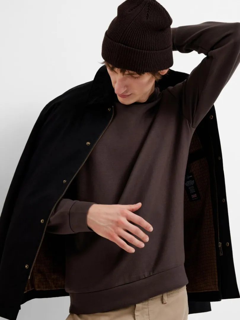 langrmet_sweatshirt_3-2.webp Hættetrøjer & Sweatshirts>SELECTED LANGÆRMET SWEATSHIRT Brown