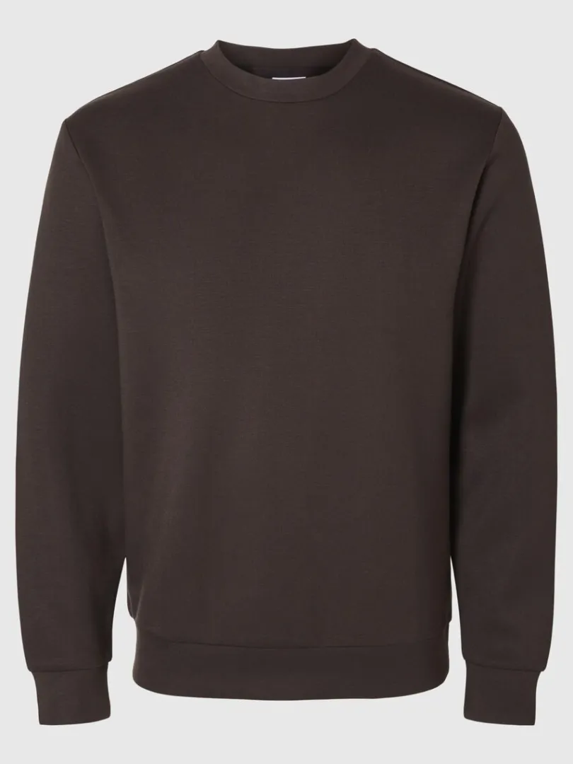 langrmet_sweatshirt_4-2.webp Hættetrøjer & Sweatshirts>SELECTED LANGÆRMET SWEATSHIRT Brown
