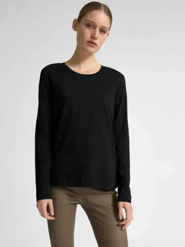 T-shirts>SELECTED LANGÆRMET T-SHIRT Black