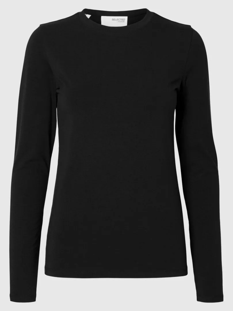 langrmet_tshirt_5.webp T-shirts>SELECTED LANGÆRMET T-SHIRT Black