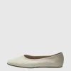 Sko>SELECTED LÆDER BALLERINAER Beige