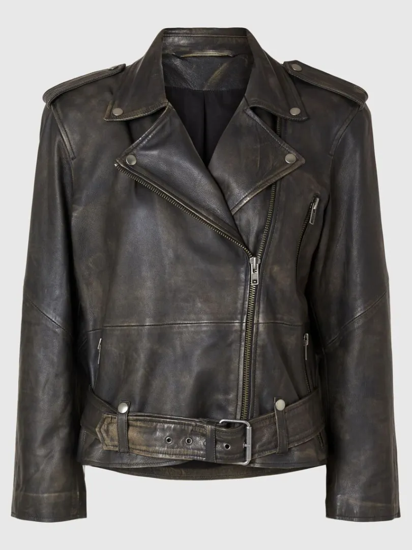 lder_bikerjakke_3.webp Overtøj>SELECTED 100 % LÆDER BIKERJAKKE Black