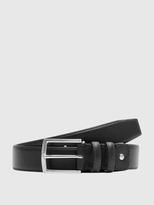 Accessories>SELECTED LÆDER BÆLTE Black