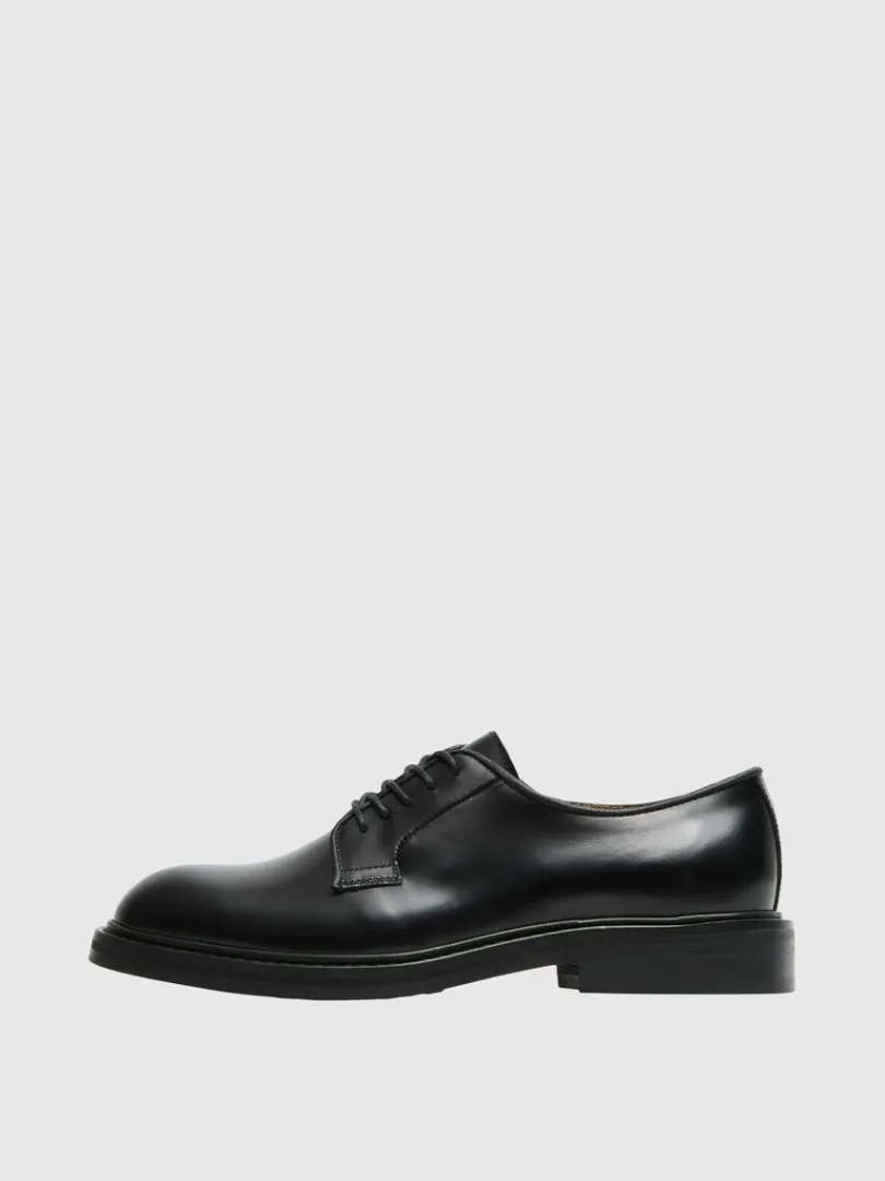 lder_bluchersko_0-1.webp Sko>SELECTED LÆDER BLUCHER-SKO Black
