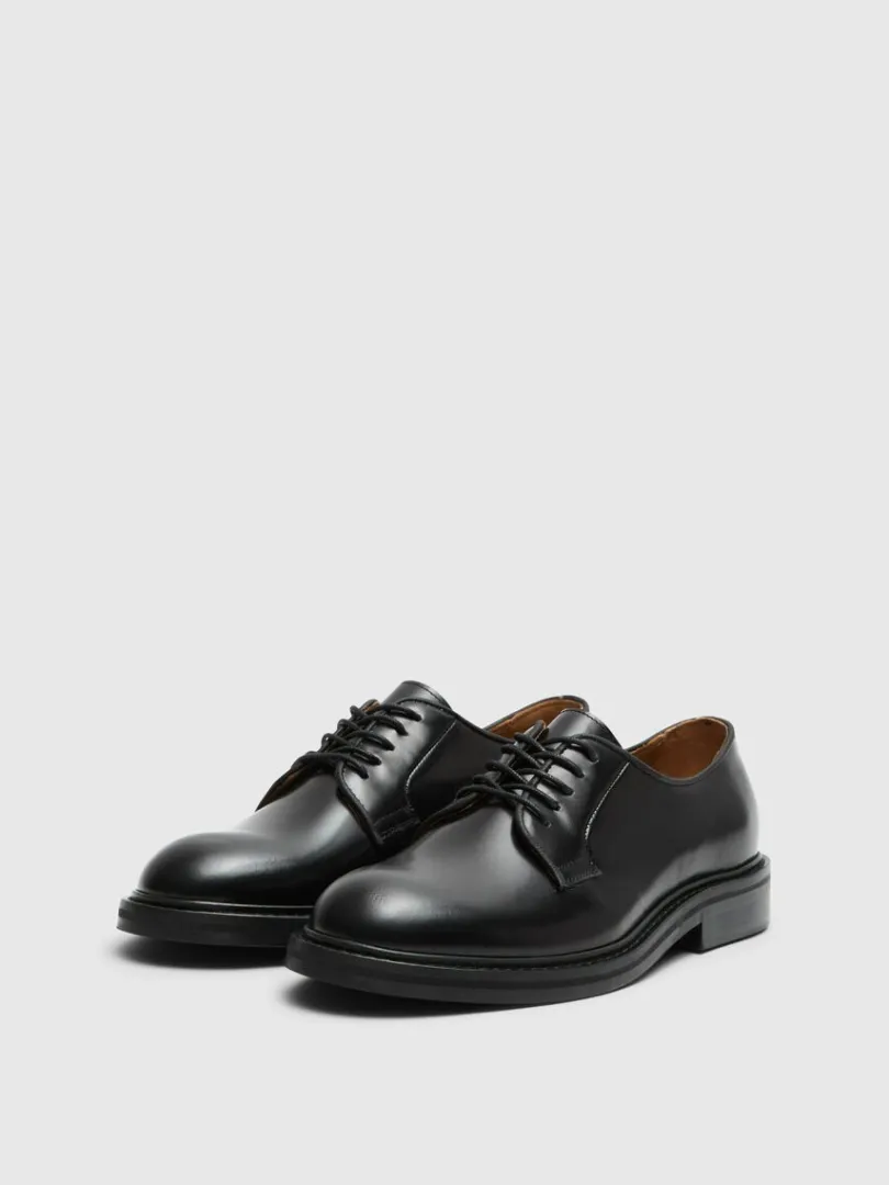 lder_bluchersko_3-1.webp Sko>SELECTED LÆDER BLUCHER-SKO Black