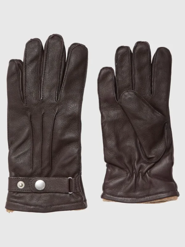 Accessories>SELECTED LÆDER HANDSKER Brown