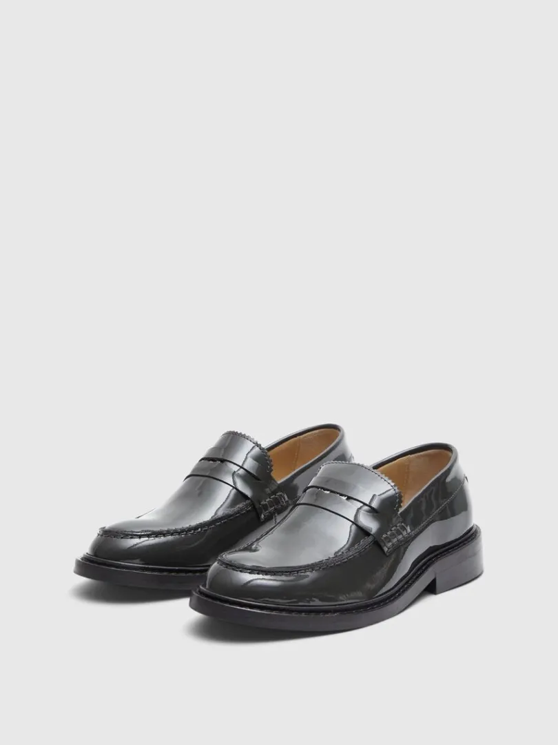lder_loafers_1-2.webp Sko>SELECTED LÆDER LOAFERS Grey