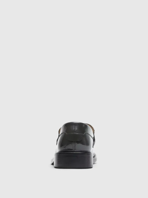 Sko>SELECTED LÆDER LOAFERS Grey
