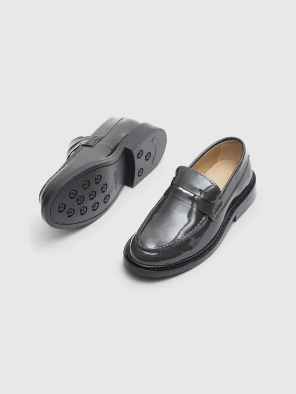 Sko>SELECTED LÆDER LOAFERS Grey