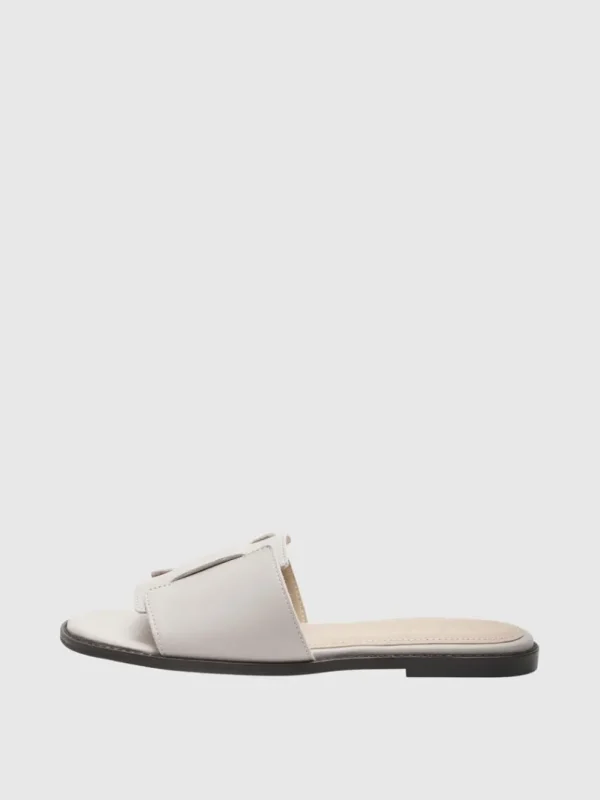 Sko>SELECTED LÆDER SANDALER Beige