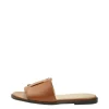 Sko>SELECTED LÆDER SANDALER Brown