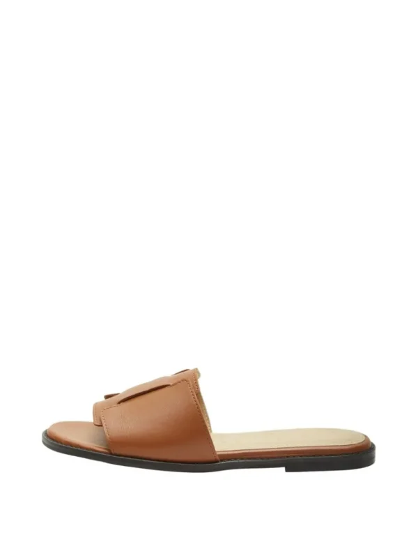 Sko>SELECTED LÆDER SANDALER Brown