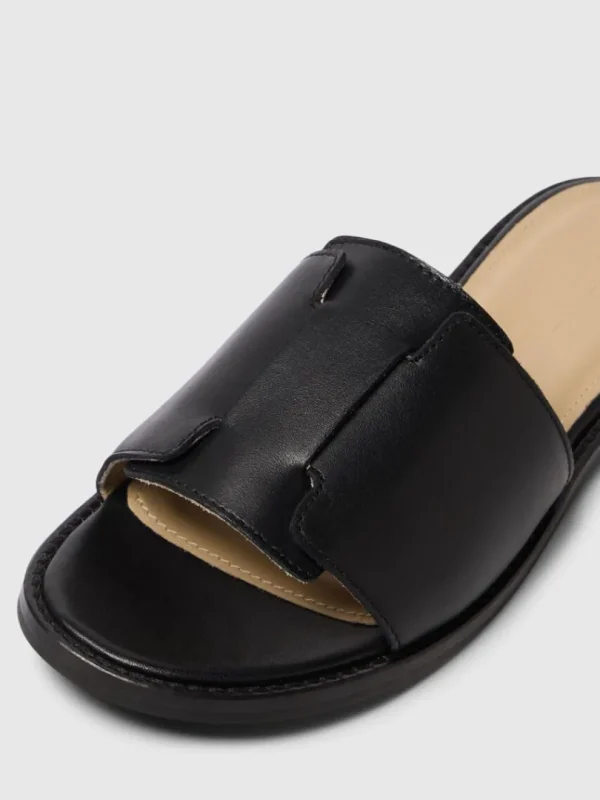 Sko>SELECTED LÆDER SANDALER Black