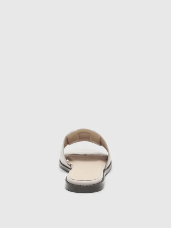 Sko>SELECTED LÆDER SANDALER Beige