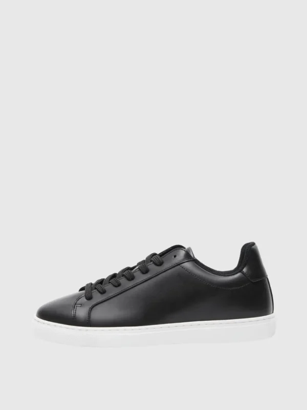 Sko>SELECTED LÆDER SNEAKERS Black