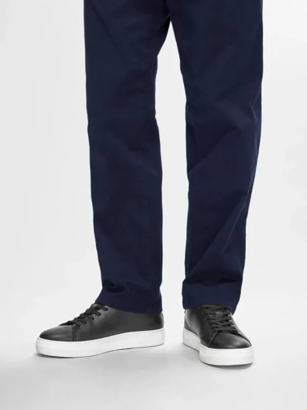 Sko>SELECTED LÆDER SNEAKERS Black