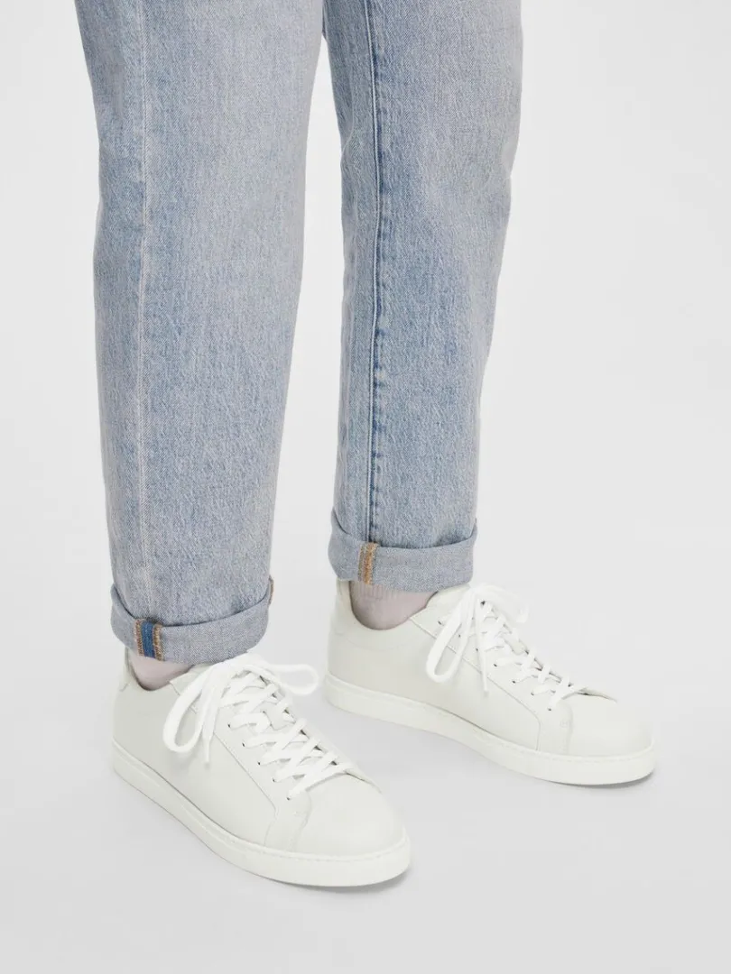 lder_sneakers_1.webp Sko>SELECTED LÆDER SNEAKERS White
