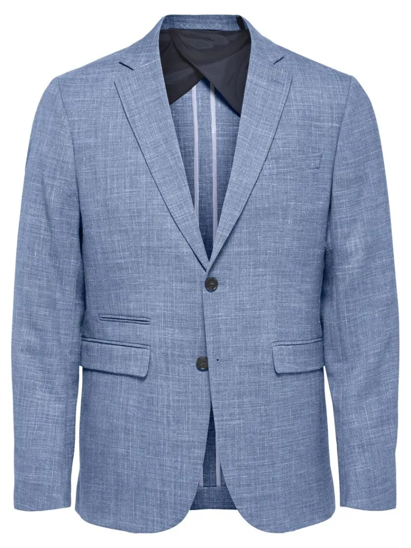 let_enkeltradet_blazer_4-1.webp Jakkesæt & Blazers>SELECTED LET ENKELTRADET BLAZER Blue