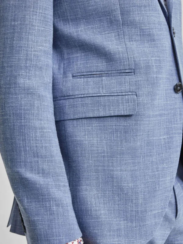 Jakkesæt & Blazers>SELECTED LET ENKELTRADET BLAZER Blue