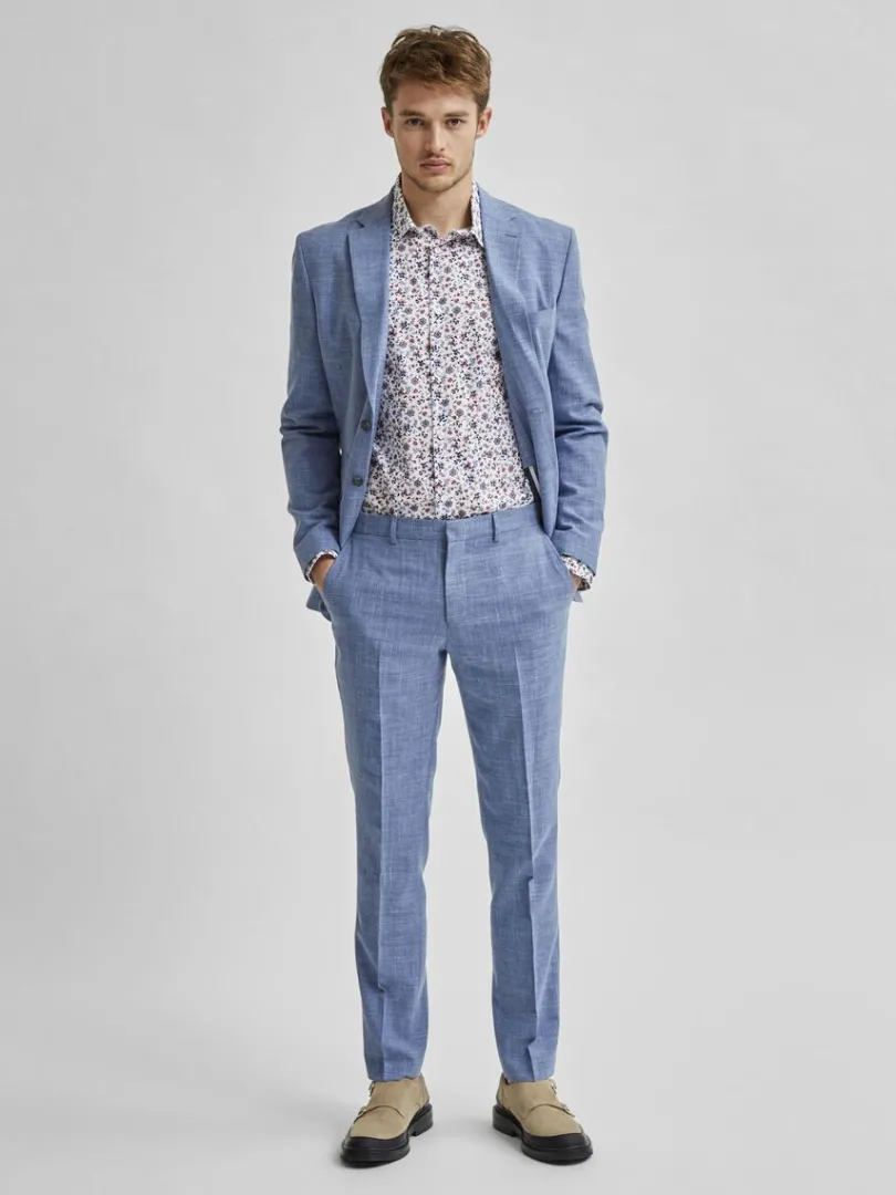 let_habitbukser_1.webp Bukser | Jakkesæt & Blazers>SELECTED LET HABITBUKSER Blue