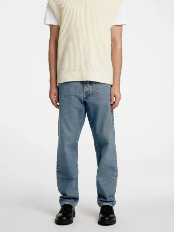 Jeans>SELECTED LIGHT WASH REGULAR TAPERED-FIT JEANS Blue
