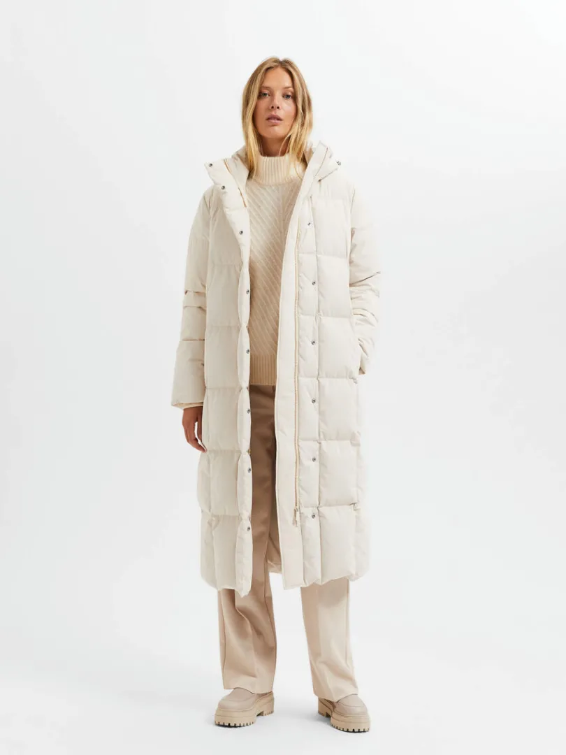 longline_redown_pufferjak_1.webp Overtøj>SELECTED LONGLINE RE:DOWN® PUFFERJAKKE Beige