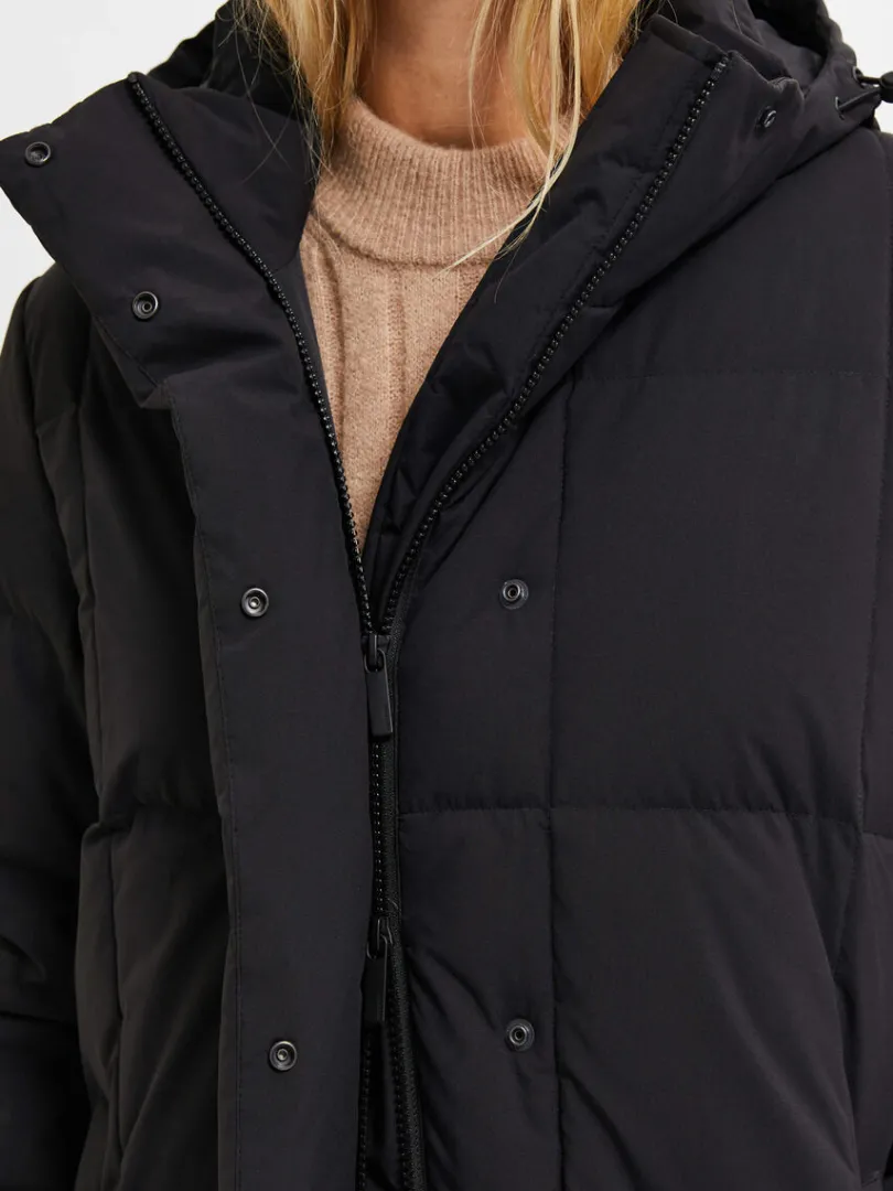 longline_redown_pufferjak_3-1.webp Overtøj>SELECTED LONGLINE RE:DOWN® PUFFERJAKKE Black