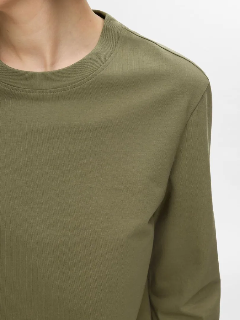 longsleeved_boxy_tshirt_3-1.webp T-shirts>SELECTED LONG-SLEEVED BOXY T-SHIRT Green