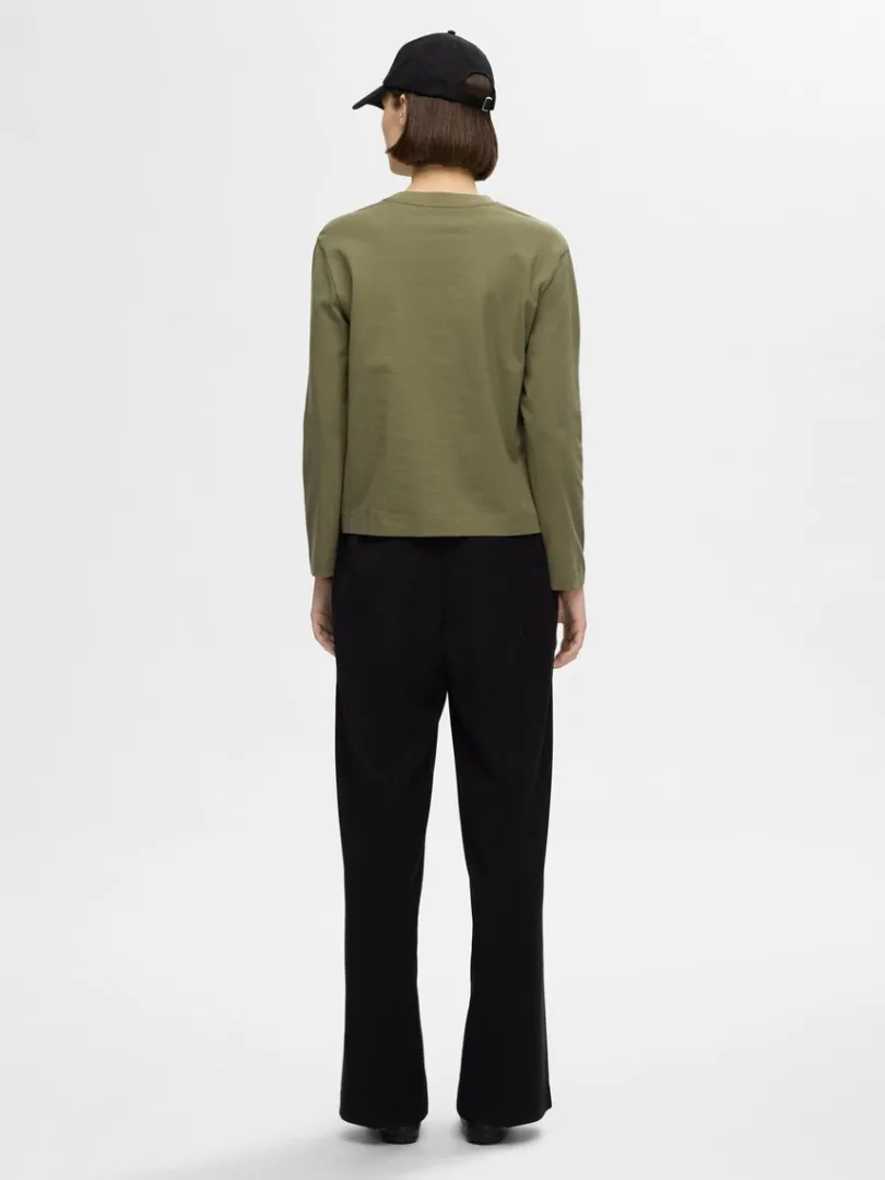 longsleeved_boxy_tshirt_4-1.webp T-shirts>SELECTED LONG-SLEEVED BOXY T-SHIRT Green