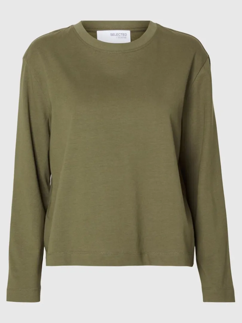 longsleeved_boxy_tshirt_5-1.webp T-shirts>SELECTED LONG-SLEEVED BOXY T-SHIRT Green