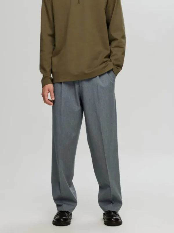 Bukser>SELECTED 220 LOOSE FIT BUKSER Grey