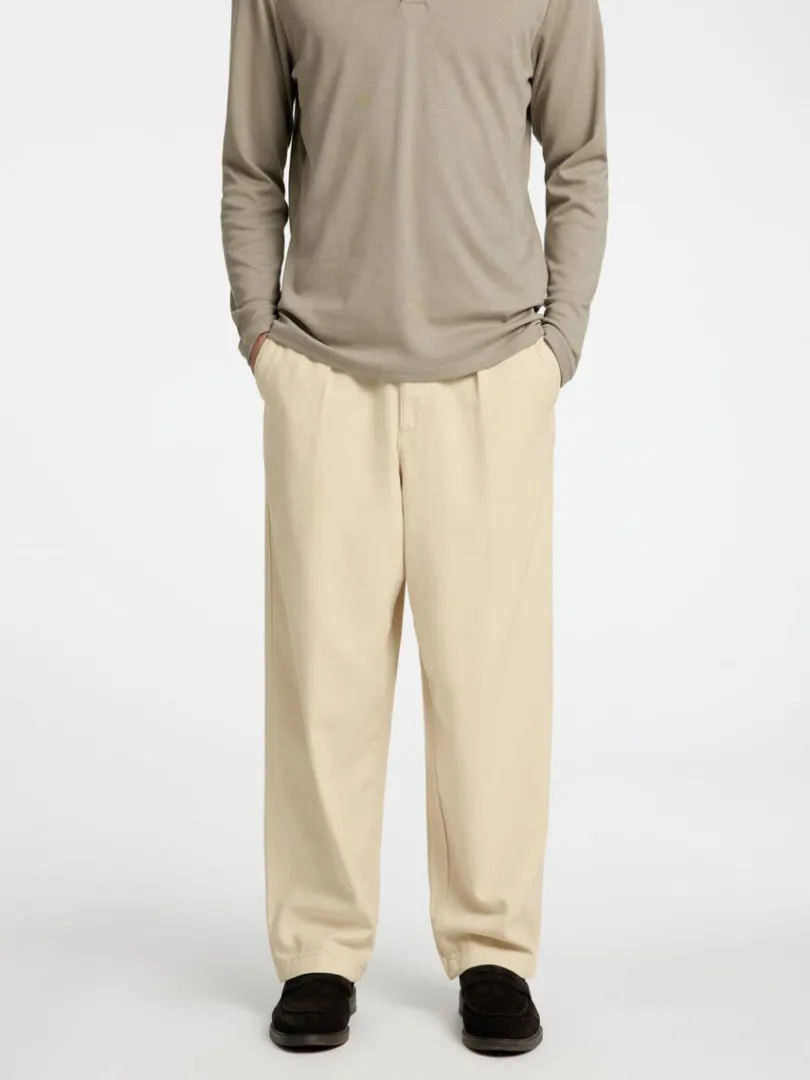 loose_fit_bukser_0-3.webp Bukser>SELECTED LOOSE FIT BUKSER Beige